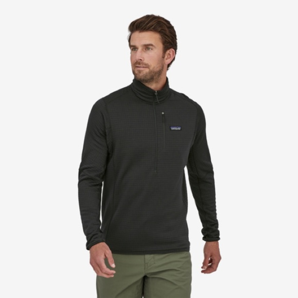 Patagonia R1 Fleece Zip Pullover Black Men’s M